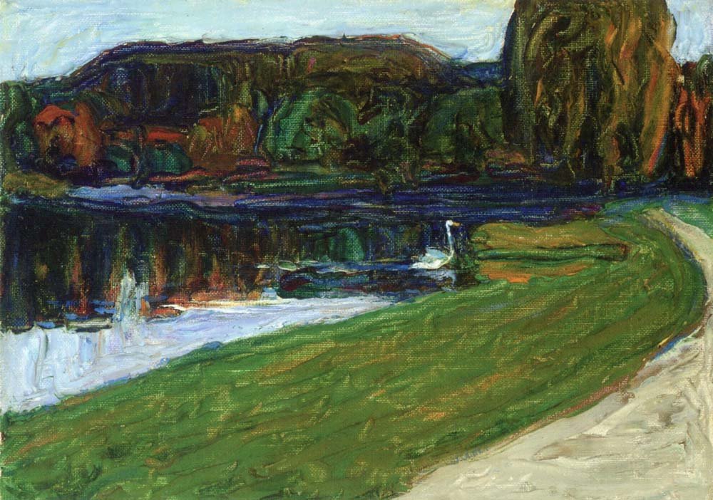 Evening Sketch - Wassily Kandinsky -1901 by Wassily Kandinsky, 23x16"( A2 size ) Poster Print