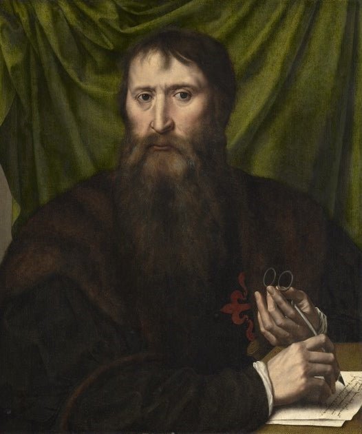 Felipe de Guevara, vintage artwork by Attributed to Jan Vermeyen, A3 (16x12") Poster Print