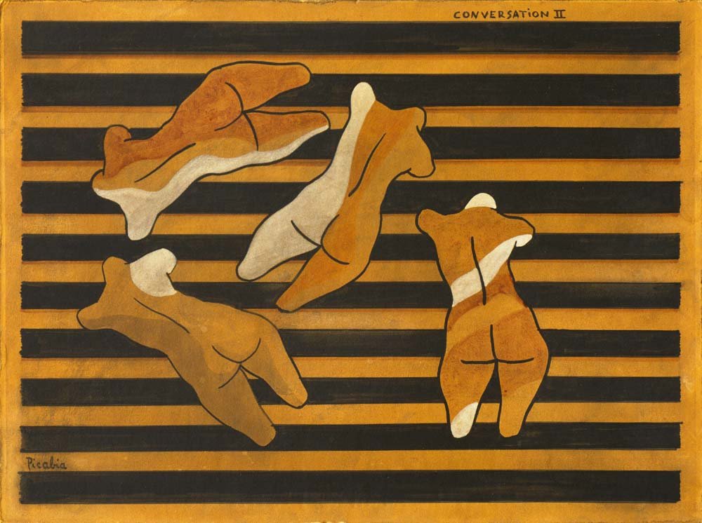 Francis Picabia - Conversation II, vintage art, modern poster print