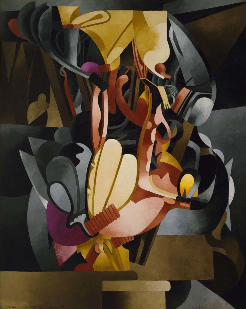 Francis Picabia - I See Again in Memory My Dear Udnie, vintage art, modern poster print