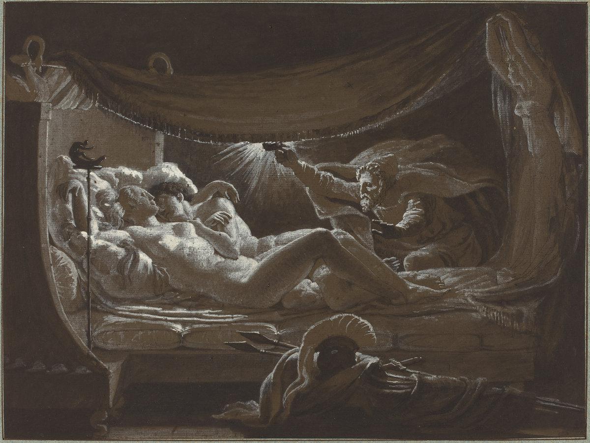 François-Edouard Picot:Vulcan Discovering Venus and Mars,16x12"(A3) Poster