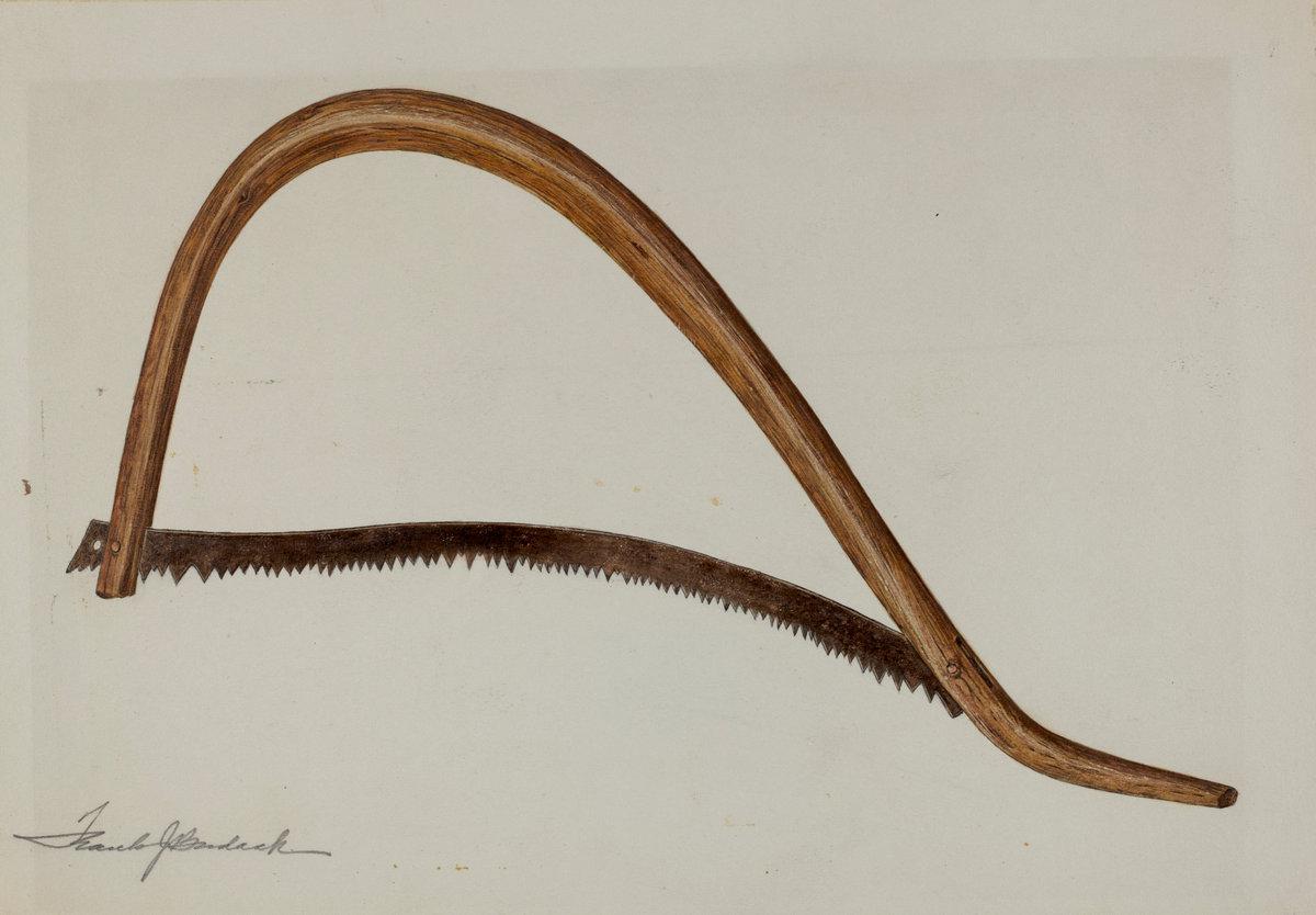 Frank Budash:Saw,16x12"(A3) Poster