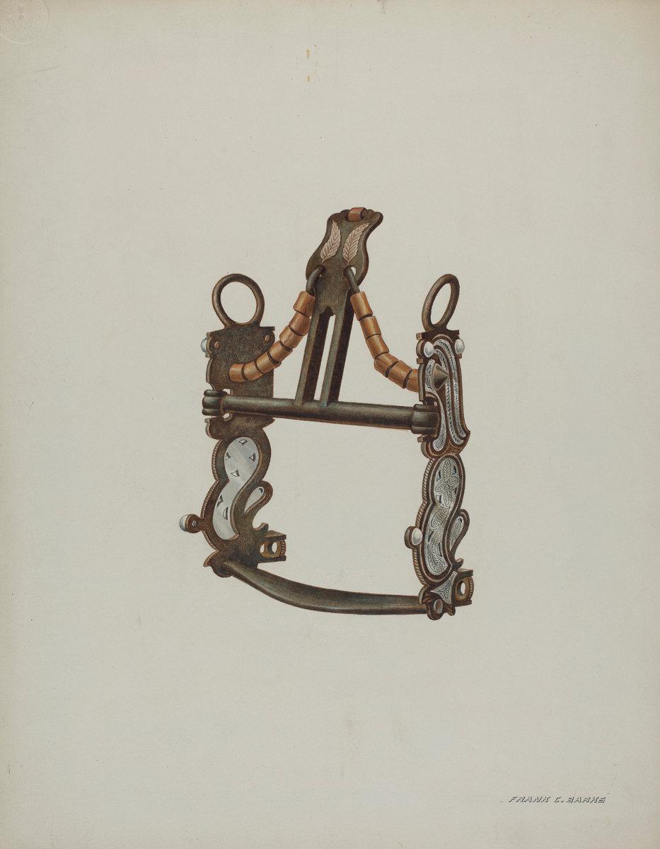 Frank C. Barks:Bit with Curb,16x12"(A3) Poster