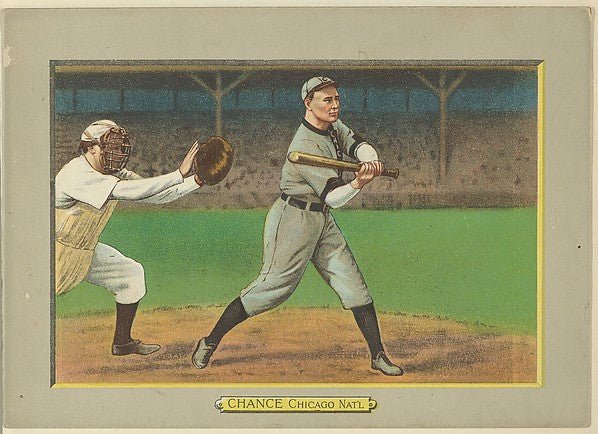 :Frank Chance First Baseman Chicago Cubs from Turkey Red Ca-16x12"(A3) Poster