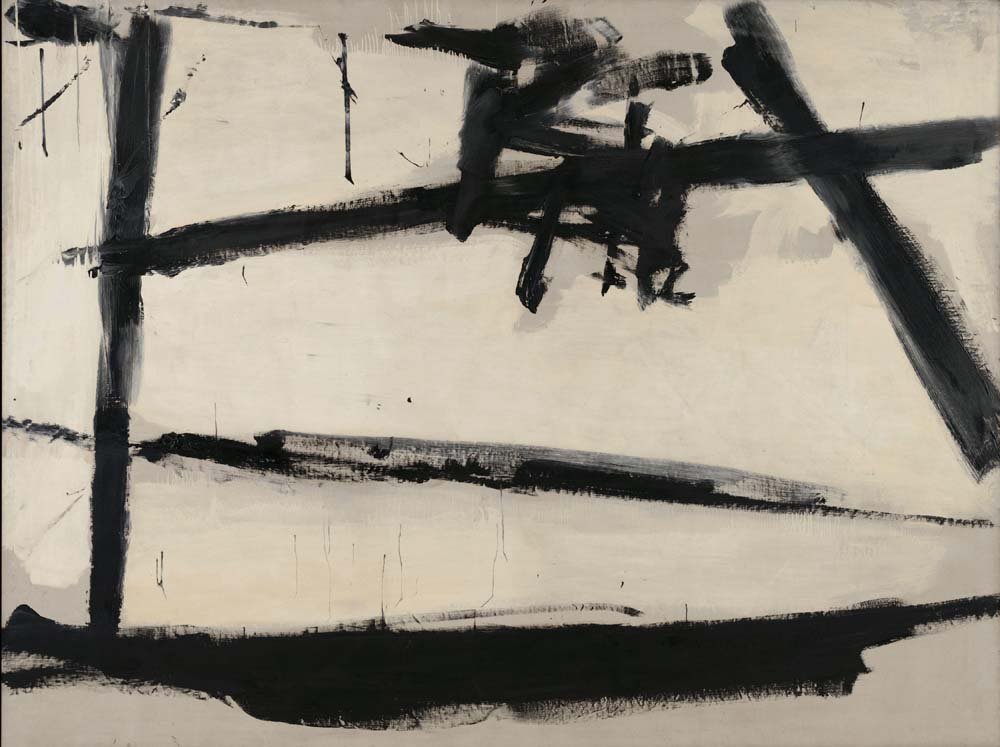 Franz Kline - Painting Number 2, vintage art, modern poster print