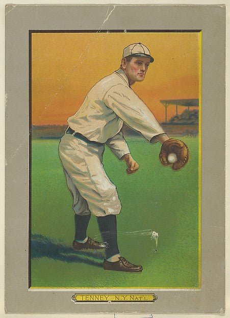 :Fred Tenney First Baseman New York Giants from Turkey Red-16x12"(A3) Poster