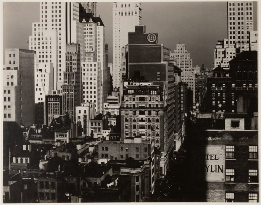 From My Window at An American Place, North by Alfred Stieglitz, 23x16"( A2 size) Poster Print