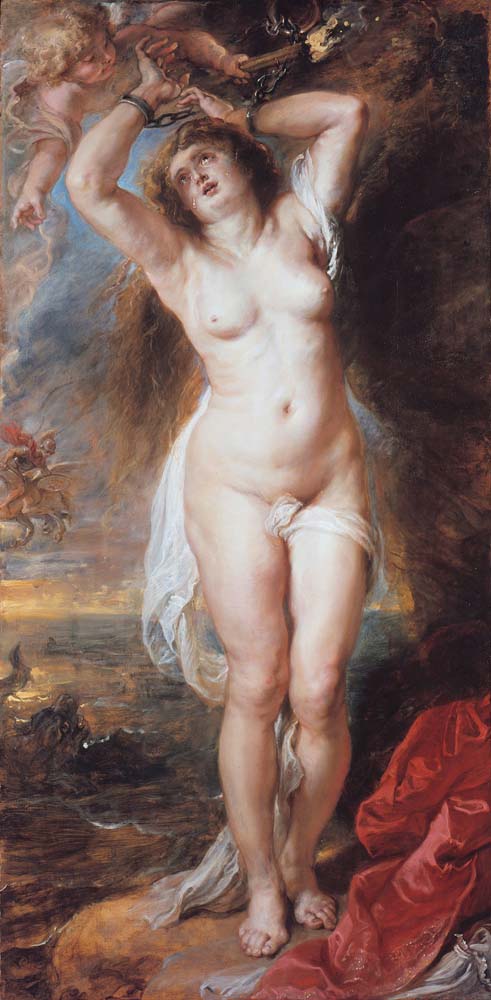 perseus freeing andromeda by P.P.Rubens, 12x8" (A4) Poster