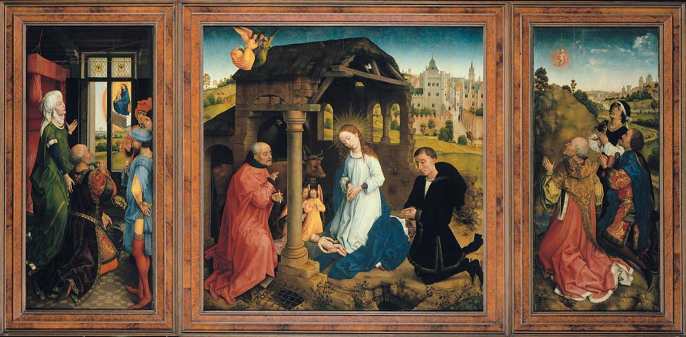the middelburg altar by R.v.der Weyden, 12x8" (A4) Poster