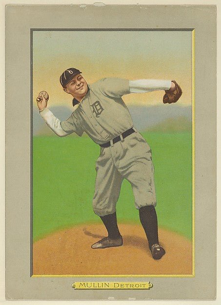 :George Mullin Pitcher Detroit Tigers from Turkey Red Cabin-16x12"(A3) Poster