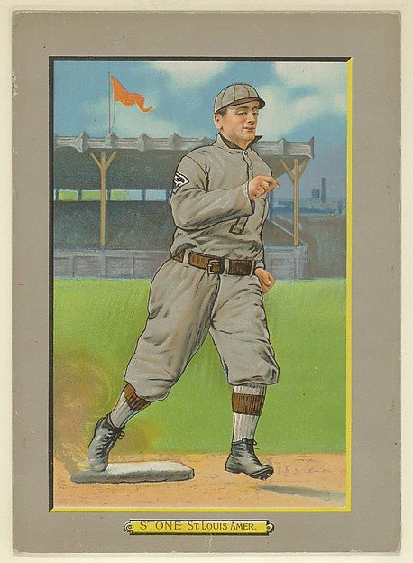 :George Stone Left Fielder St. Louis Browns from Turkey Red-16x12"(A3) Poster