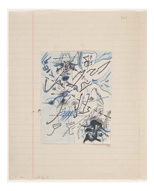 Georges Bataille - Untitled drawing for Soleil Vitre, 16x12" (A3) Poster Print