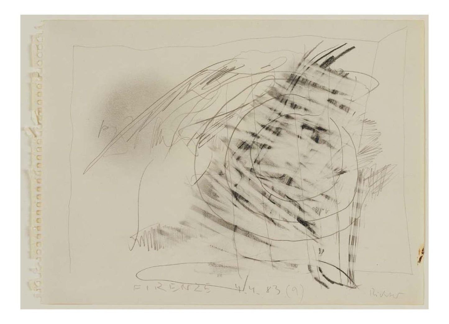 Gerhard Richter - 4.4.83 (2), 16x12" (A3) Poster Print