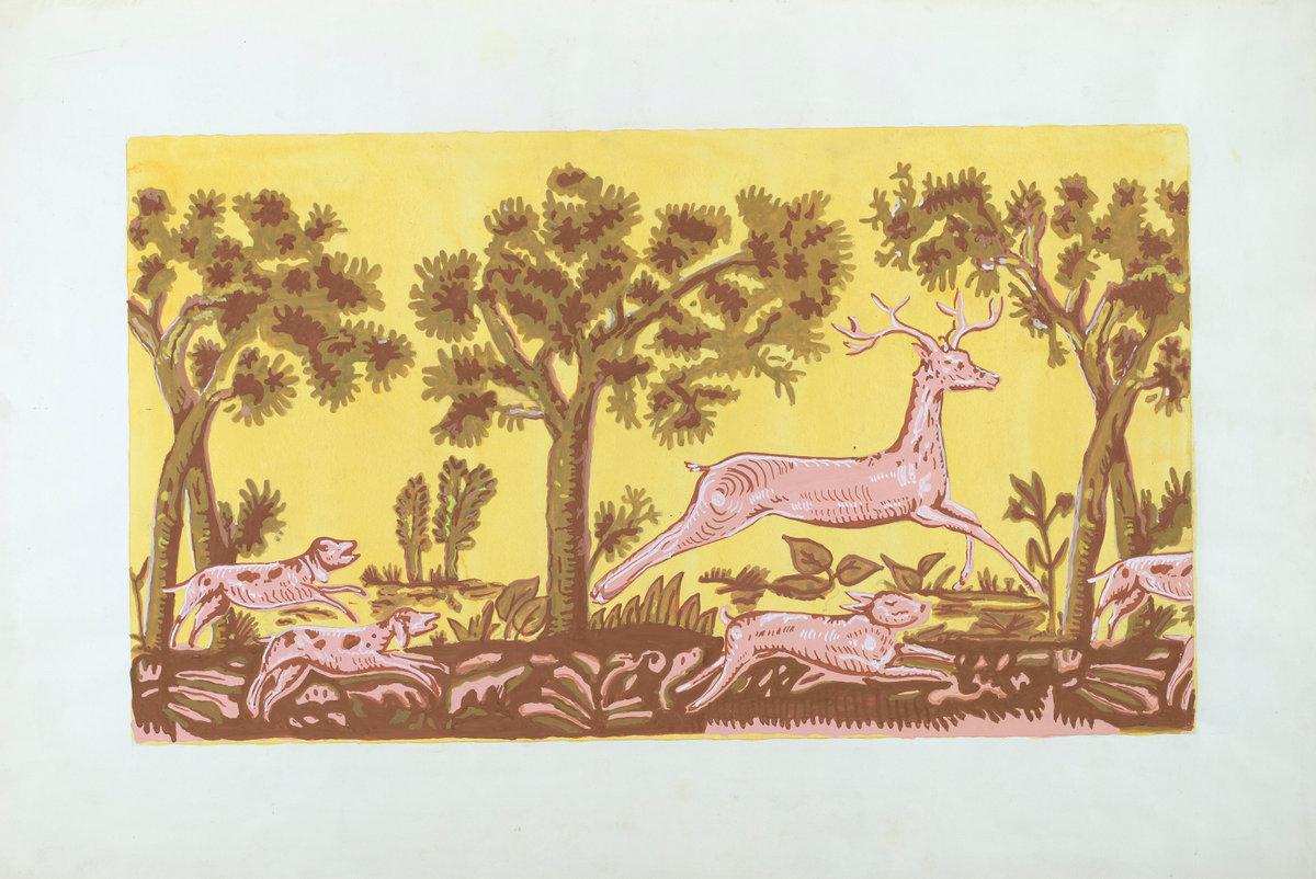 Gilbert Sackerman:Bandbox Design,16x12"(A3) Poster