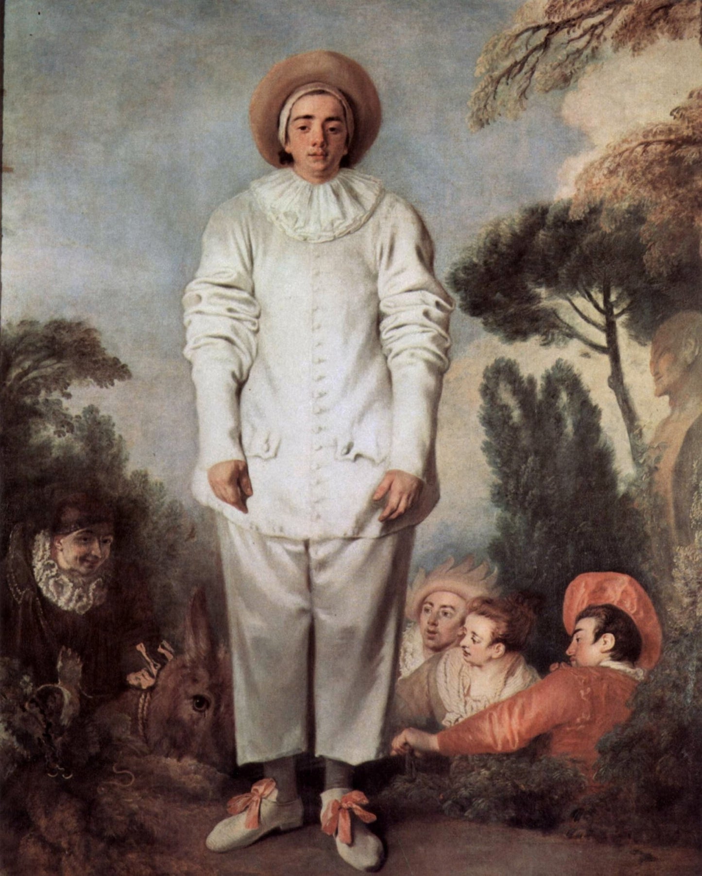 Gilles by Jean-Antoine Watteau, vintage art, modern poster print