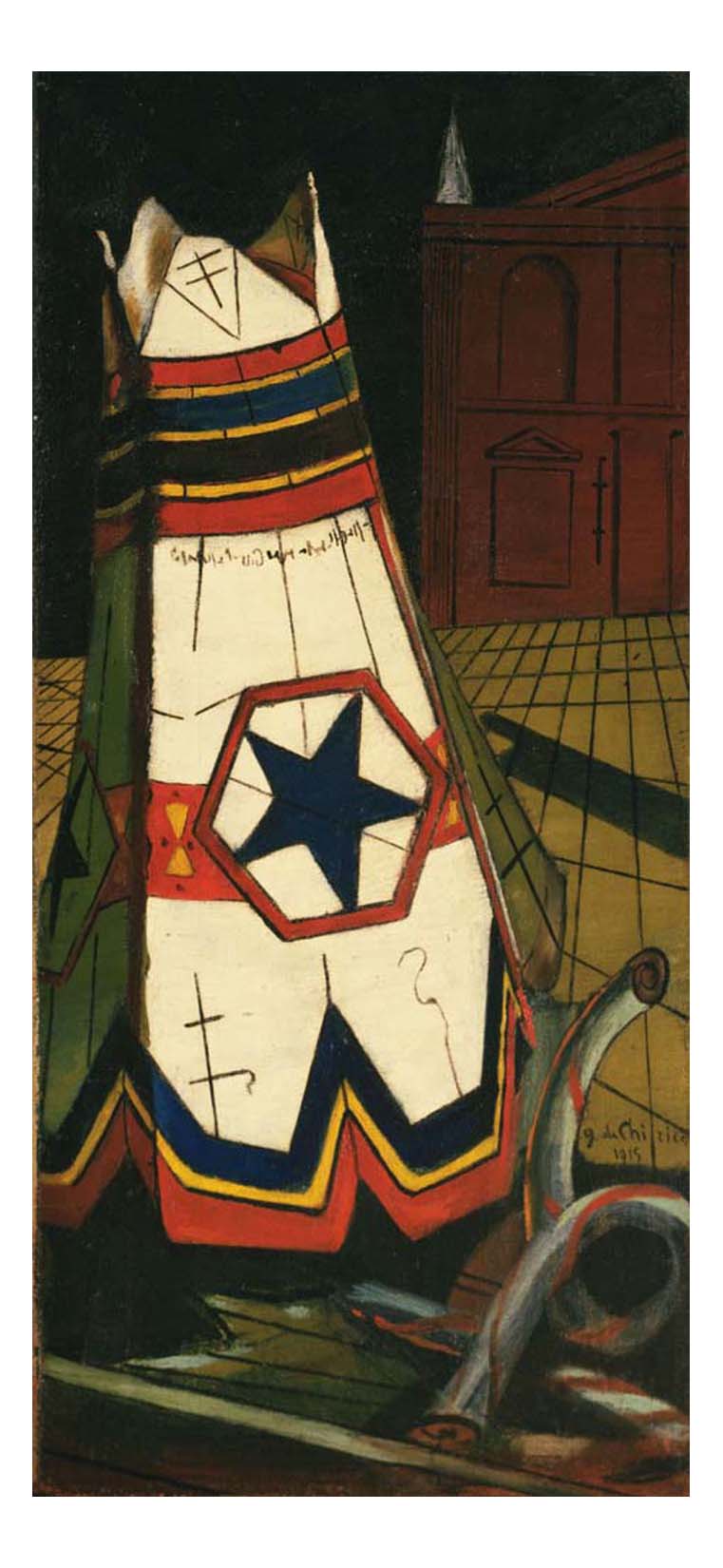 Giorgio de Chirico - Playthings of the Prince, 16x12" (A3) Poster Print
