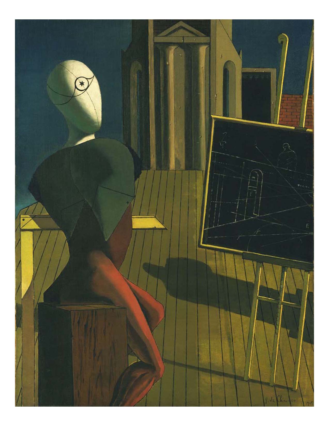 Giorgio de Chirico - The Seer, 16x12" (A3) Poster Print