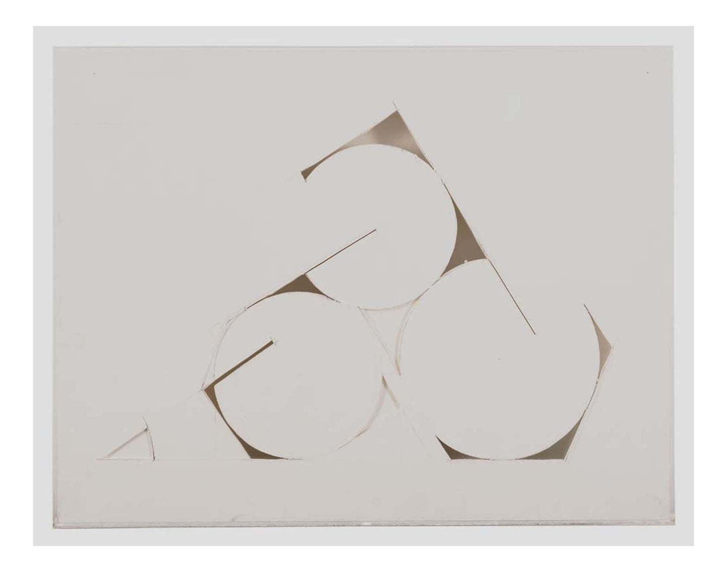 Gordon Matta-Clark - Untitled (2), 16x12" (A3) Poster Print