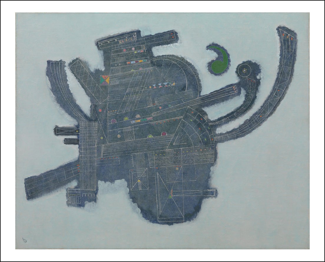 Green Accent, 1935 by Wassily Kandinsky, 23x16"( A2 size ) Poster Print