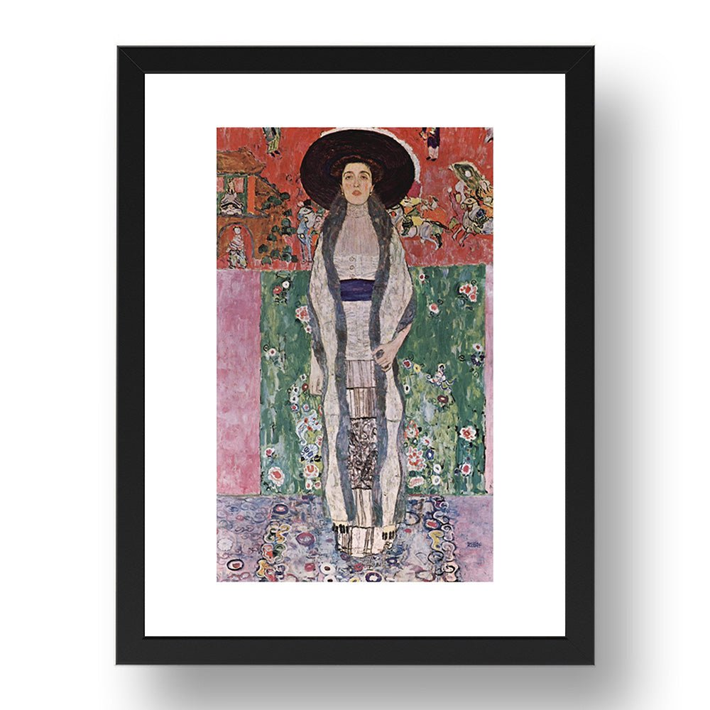 Gustav Klimt - Portrait Of Adele Bloch-Bauer I , vintage artwork in A3 (17x13") Black Frame