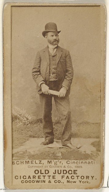 Gustavus Heinrich "Gus" Schmelz Manager Cincinnati from the-16x12"(A3) Poster