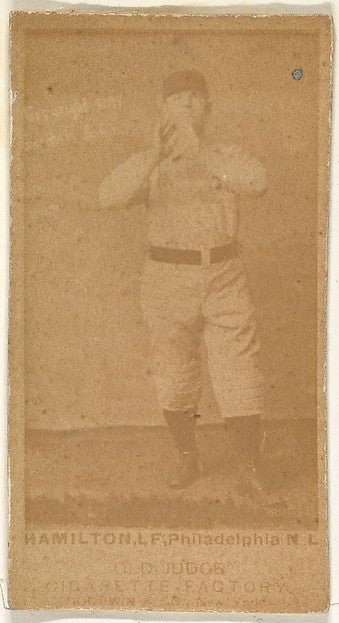 Hamilton Left Field Philadelphia from the Old Judge series-16x12"(A3) Poster