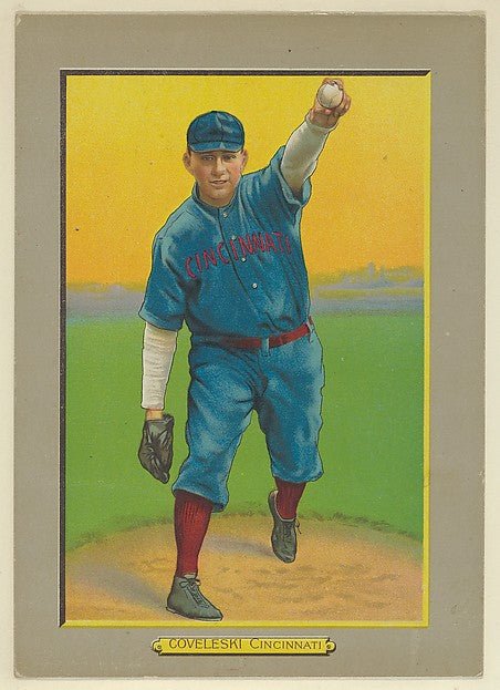 :Harry Coveleski Pitcher Cincinnati Reds from Turkey Red Ca-16x12"(A3) Poster