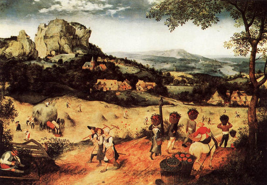 Haymaking (July), vintage artwork by Pieter Bruegel the Elder, A3 (16x12") Poster Print