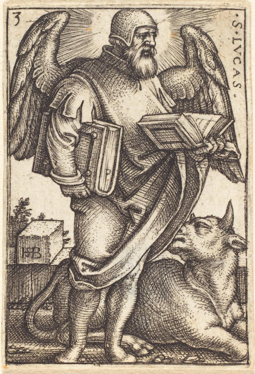 Heinrich Aldegrever:Luke,16x12"(A3) Poster