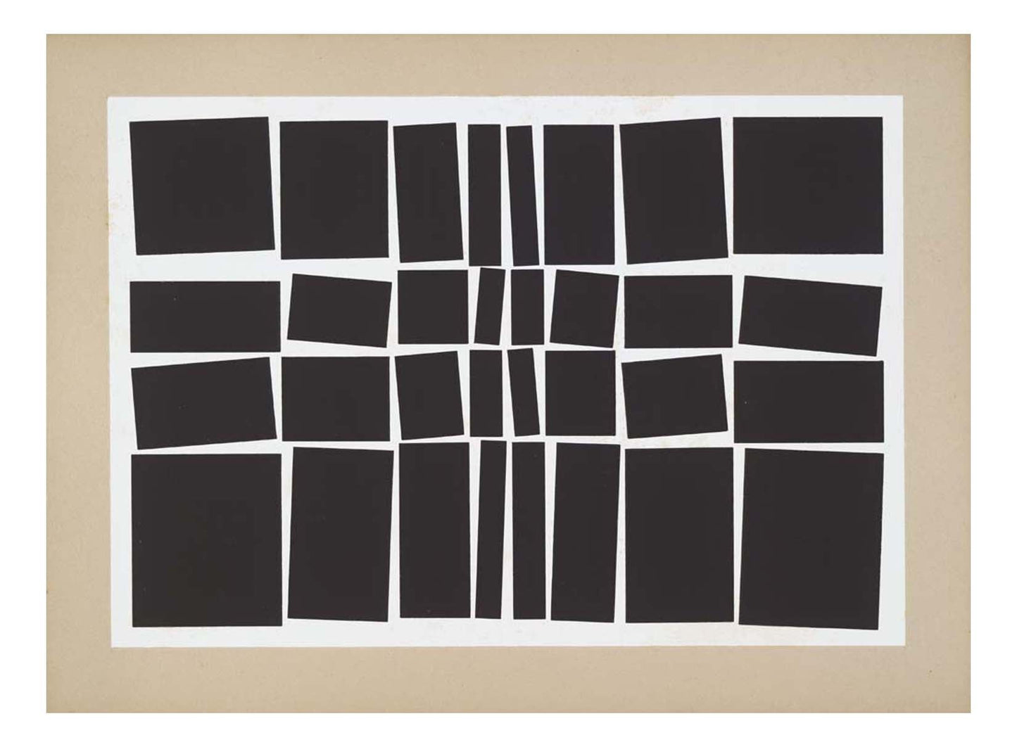 Helio Oiticica - Metaesquema (2), 16x12" (A3) Poster Print