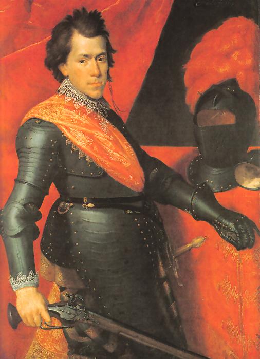 Herzog Christian von Braunschweig-Wolfenbüttel, vintage artwork by Paulus Moreelse, A3 (16x12") Poster Print