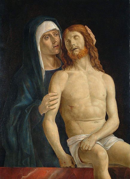 Imago Pietatis (Pietà), vintage artwork by Cima da Conegliano, A3 (16x12") Poster Print