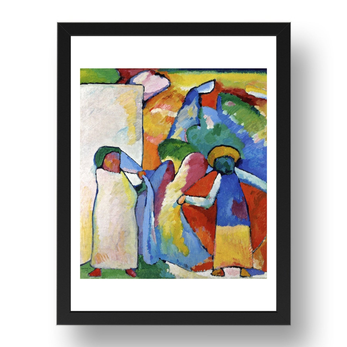 Improvisation 6 (African) 1909 by Wassily Kandinsky, 17x13" Frame