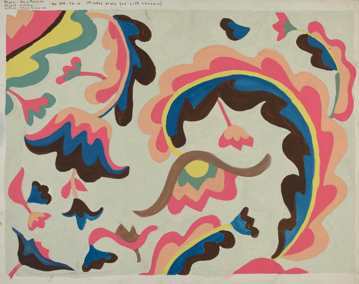 Irene Schaefer:Bedspread,16x12"(A3) Poster