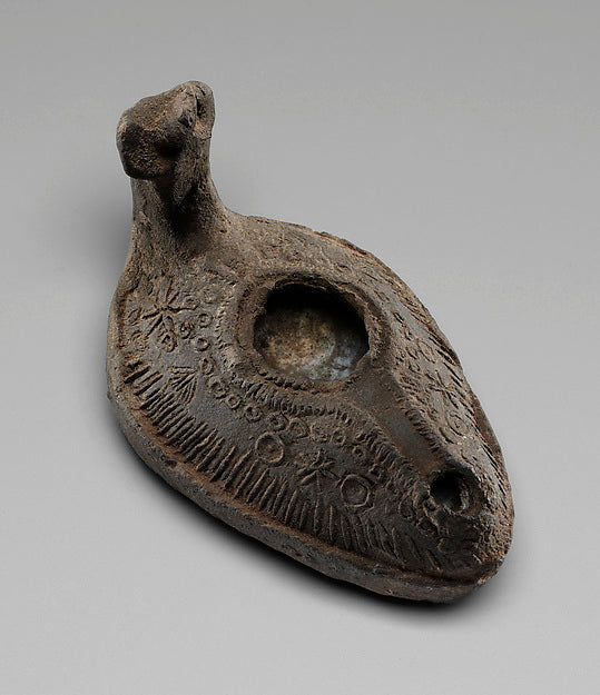 :Oil Lamp 8th century-16x12"(A3) Poster