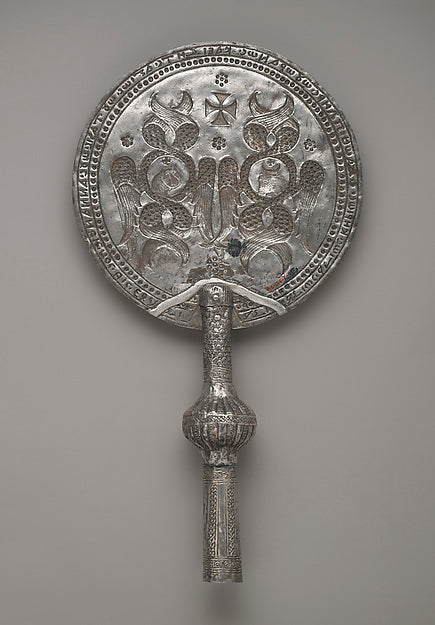 :Pair of Liturgical Fans 11th-12th century-16x12"(A3) Poster