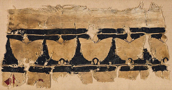 :Fragment of a Wall Hanging with Floral Decoration 9th-10th -16x12"(A3) Poster