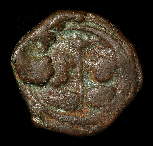 :Anomalous Bronze Coin 7th century-16x12"(A3) Poster
