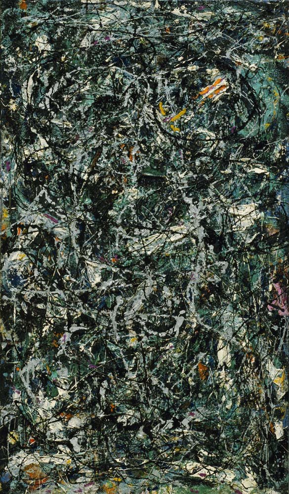 Jackson Pollock - Full Fathom Five, vintage art, A3 (16x12") Poster Print