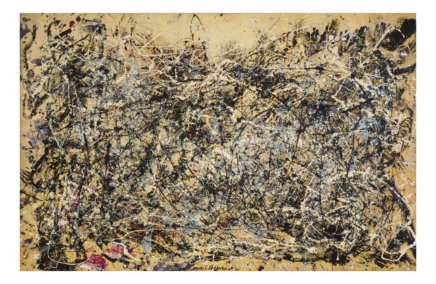 Jackson Pollock - Number 1A, 1948, 16x12" (A3) Poster Print