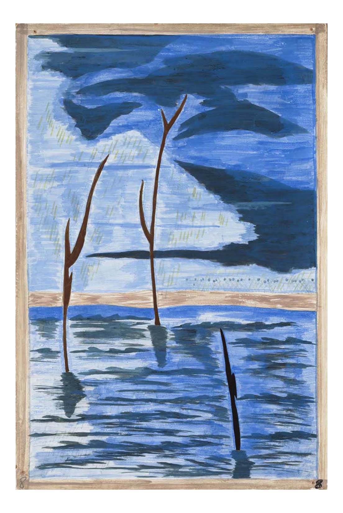 Jacob Lawrence - They did not always leave because they were promised work in the North, 16x12" (A3) Poster Print