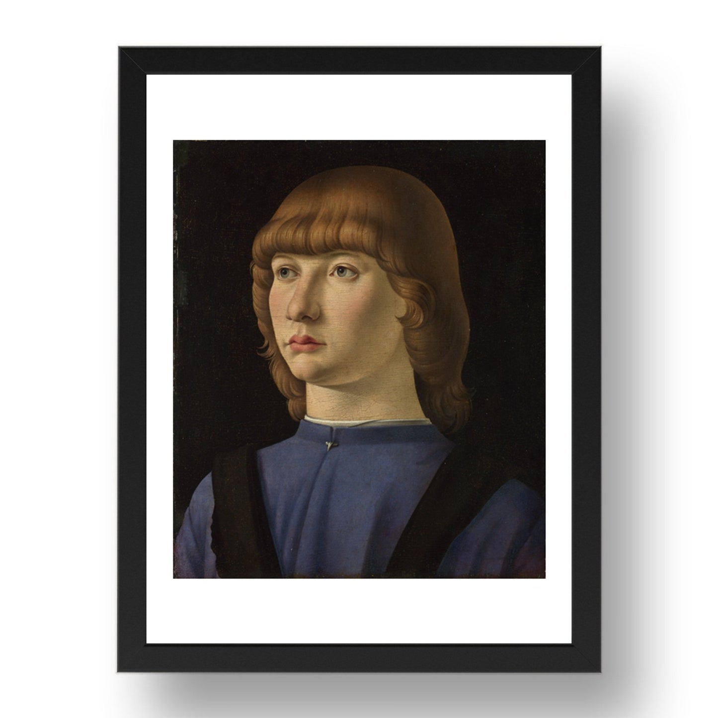 Jacometto: Portrait of a Boy, Poster in 17x13"(A3) Frame