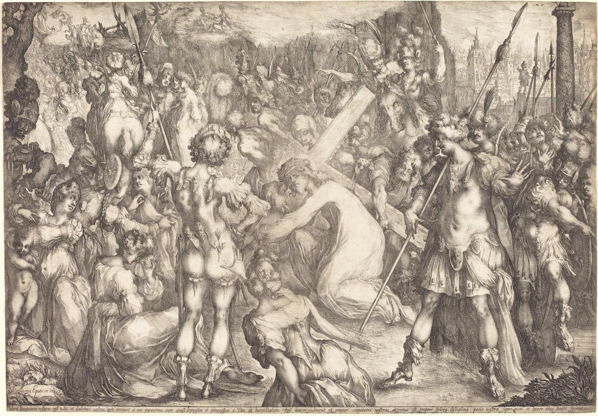 Jacques Bellange:The Road to Calvary,16x12"(A3) Poster