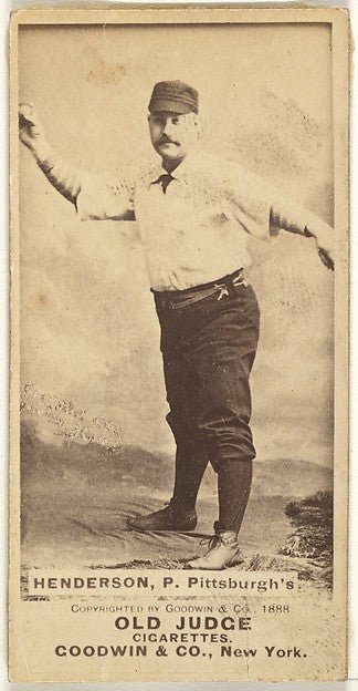 James "Hardie" Harding Henderson Pitcher Pittsburgh from th-16x12"(A3) Poster