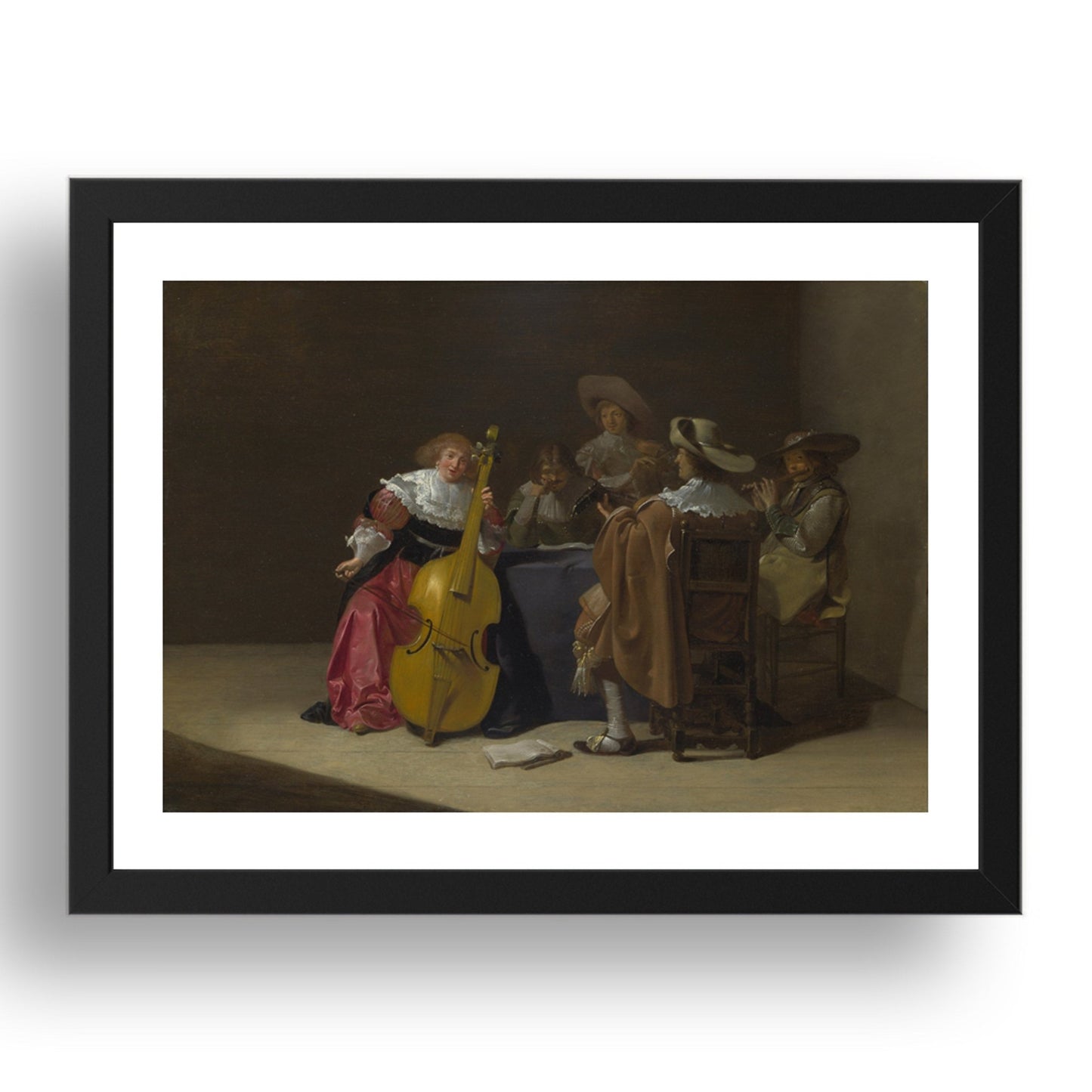 Jan Olis: A Musical Party, Poster in 17x13"(A3) Frame