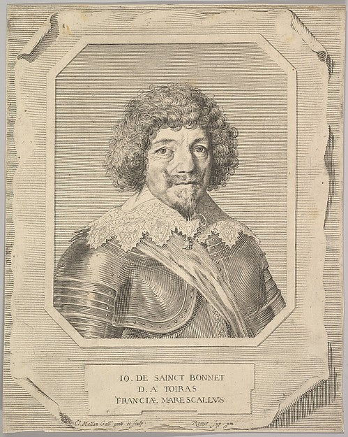 Jean de Saint-Bonnet marquis de Toiras between 1630–36-Claude, vintage art, A3 (16x12") Poster Print