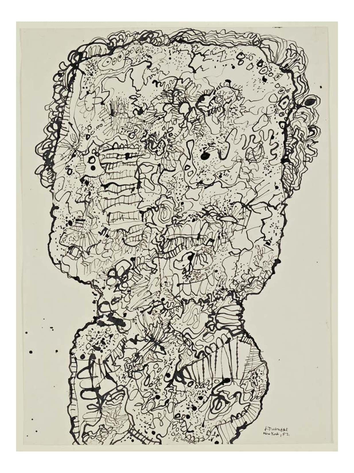 Jean Dubuffet - Evolving Portraits, 16x12" (A3) Poster Print