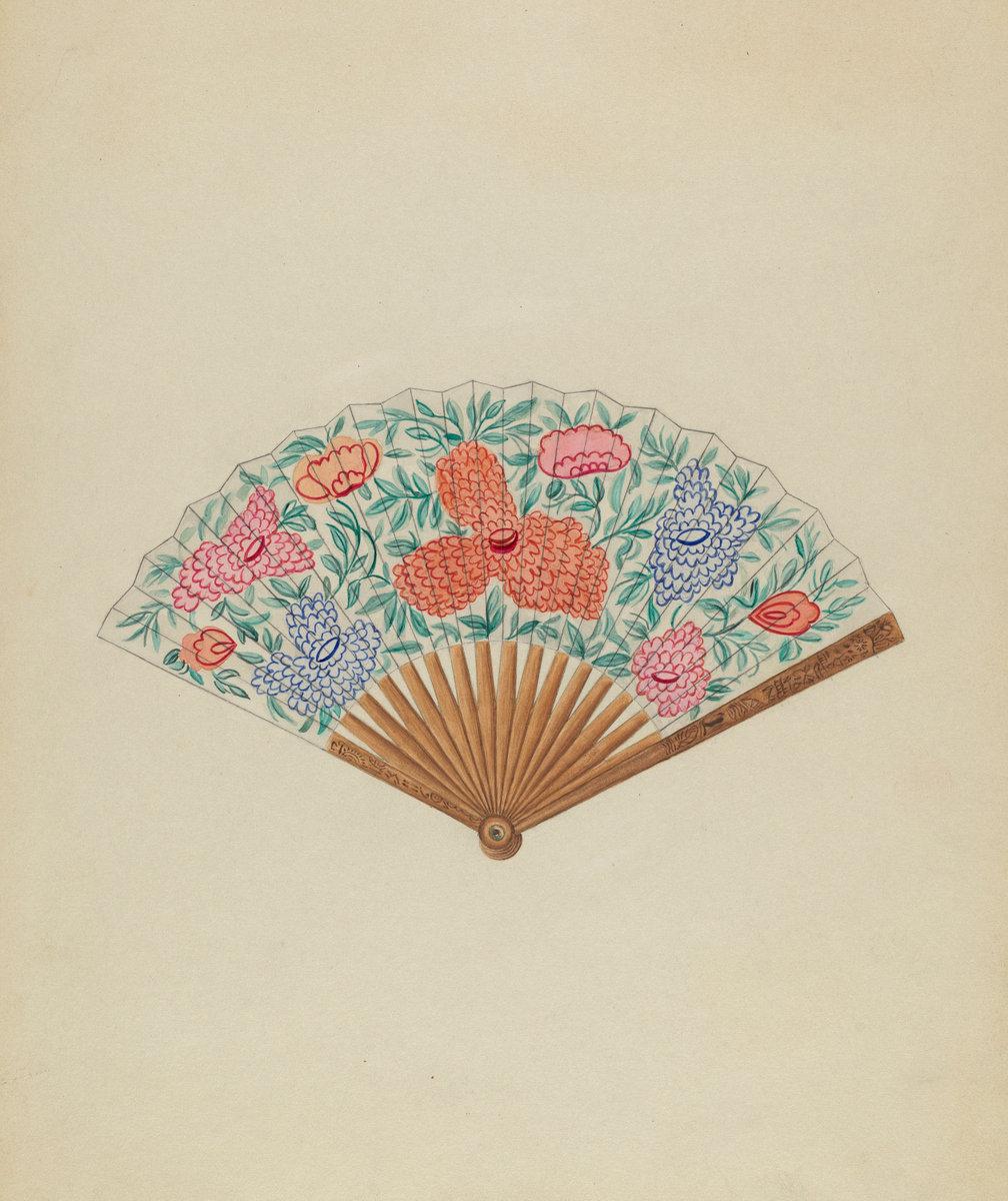 Jean-Louis Forain:Fan,16x12"(A3) Poster