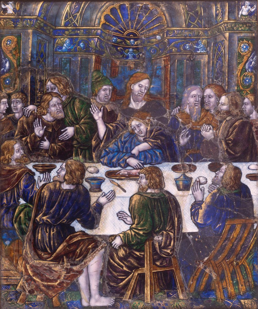 Jean Penicaud I:Plaque with the Last Supper,16x12"(A3) Poster