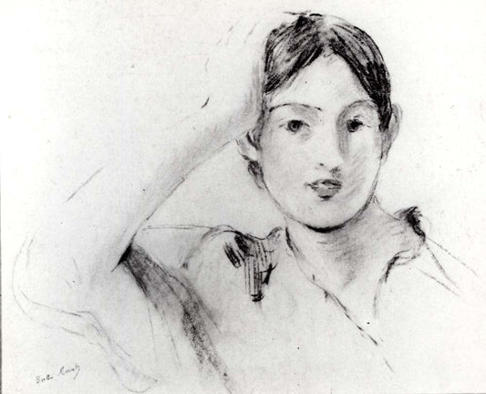 Jeanne Pontillon by Berthe Morisot, 1893, vintage art, modern poster print